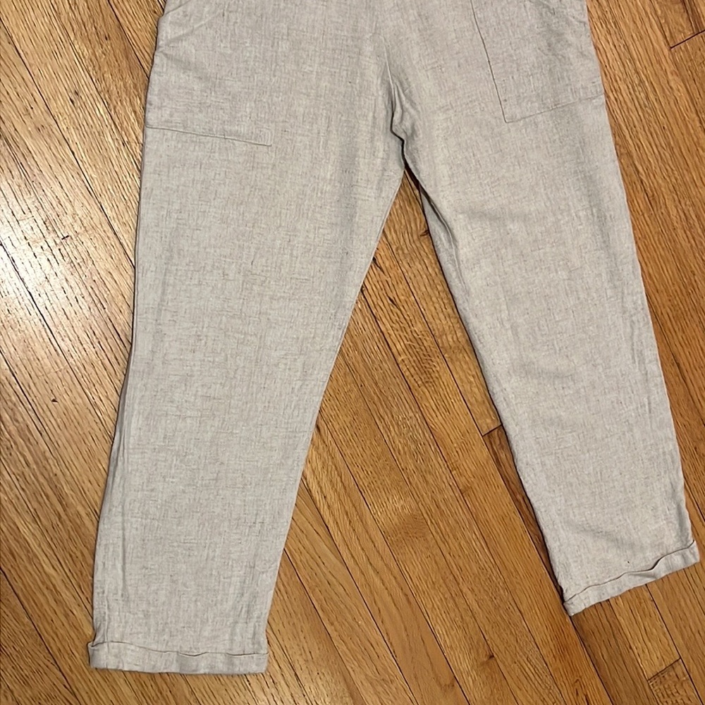 Stillwater Relax fit Linen Blend Some Beachy Overalls - Picture 10 of 17